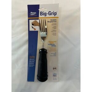 Norco Big-Grip Bendable Weighted‎ Fork Adaptive Utensil Non-Slip Soft Grip